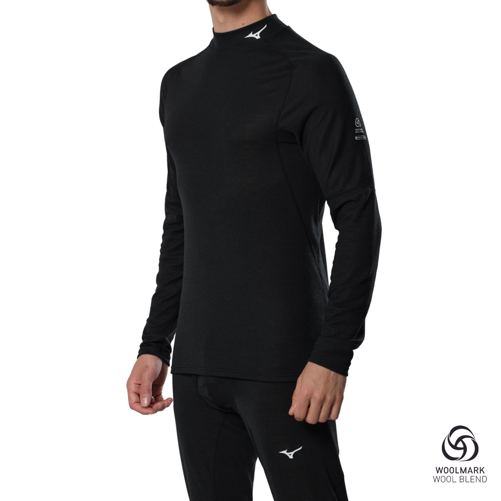 Mizuno Premium Merino Wool High Neck Noir Homme TailleXL